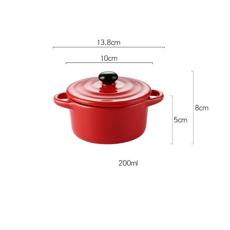 Ceramic Casserole With Lid - Baking Dish