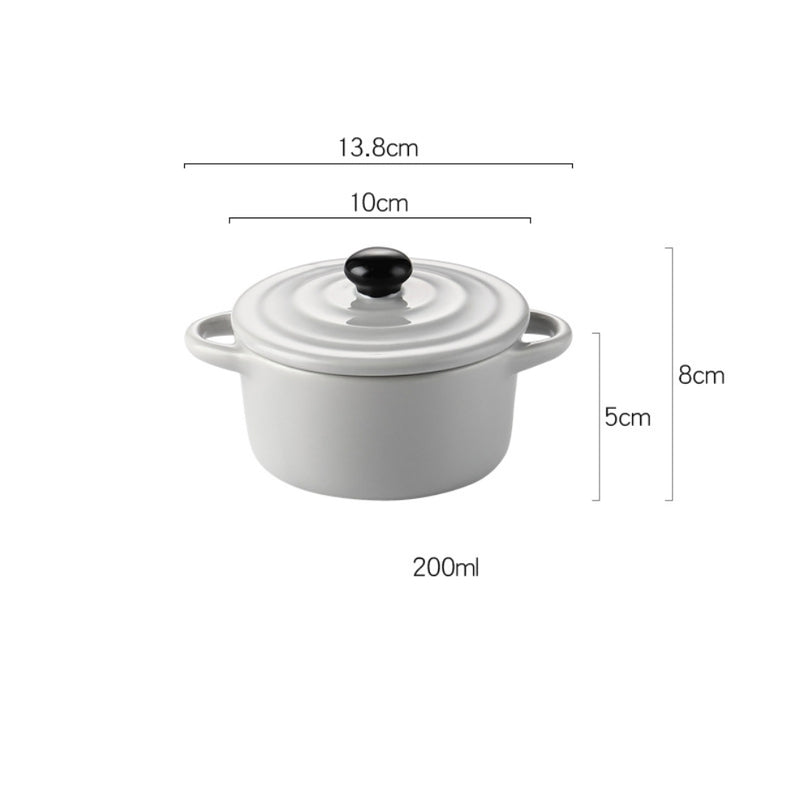 Ceramic Casserole With Lid - Baking Dish