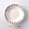 Ceramic Pattern Pasta Plate - Serving plate, pasta plate, lunch plate, deep plate | Plates for dining table & home decor