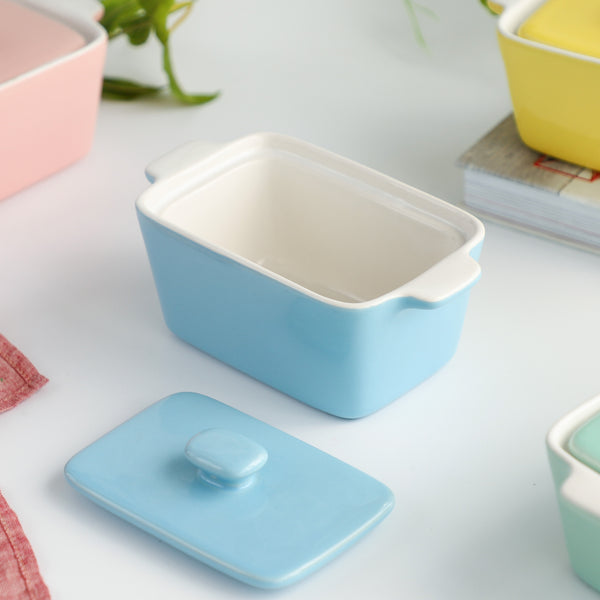 Ceramic Pastel Bowl- Rectangle - Baking Dish