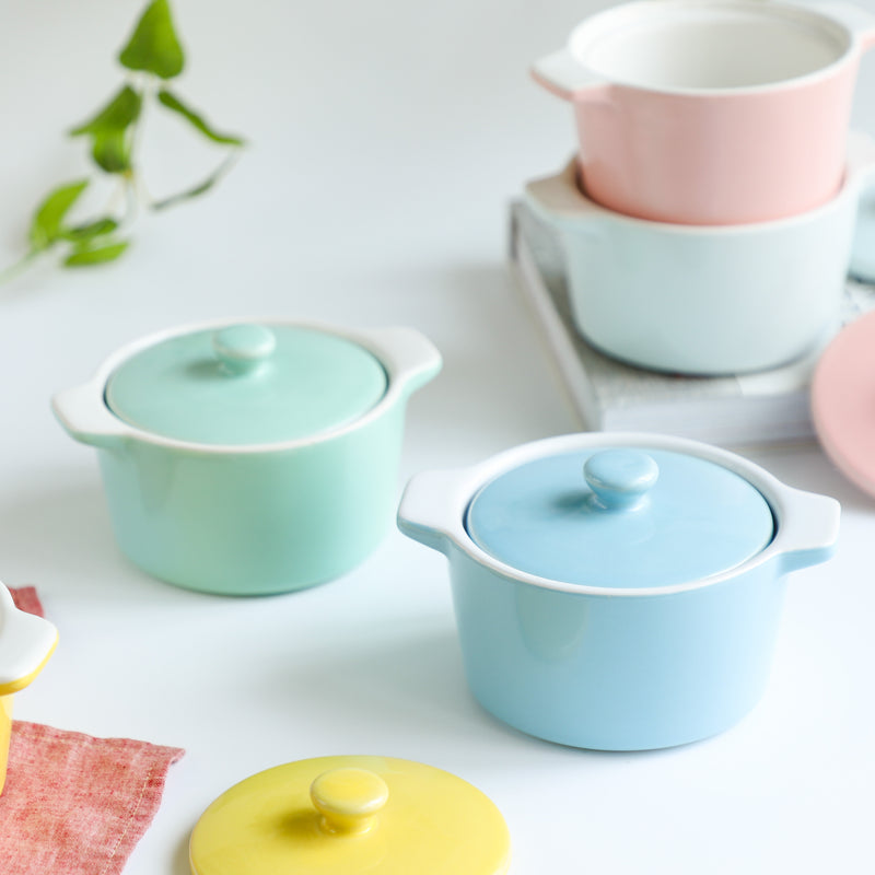 Ceramic Pastel Bowl- Round - Baking Dish