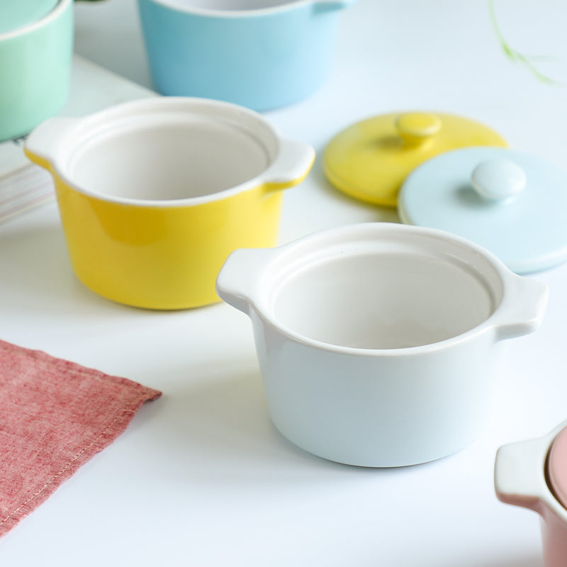 Ceramic Pastel Bowl- Round - Baking Dish