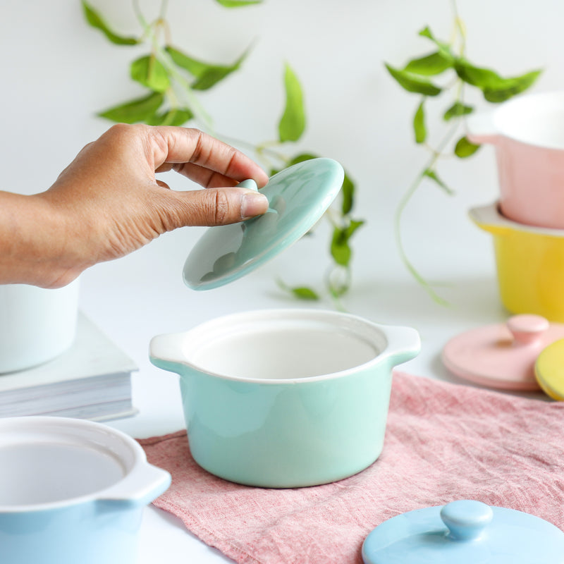 Ceramic Pastel Bowl- Round - Baking Dish