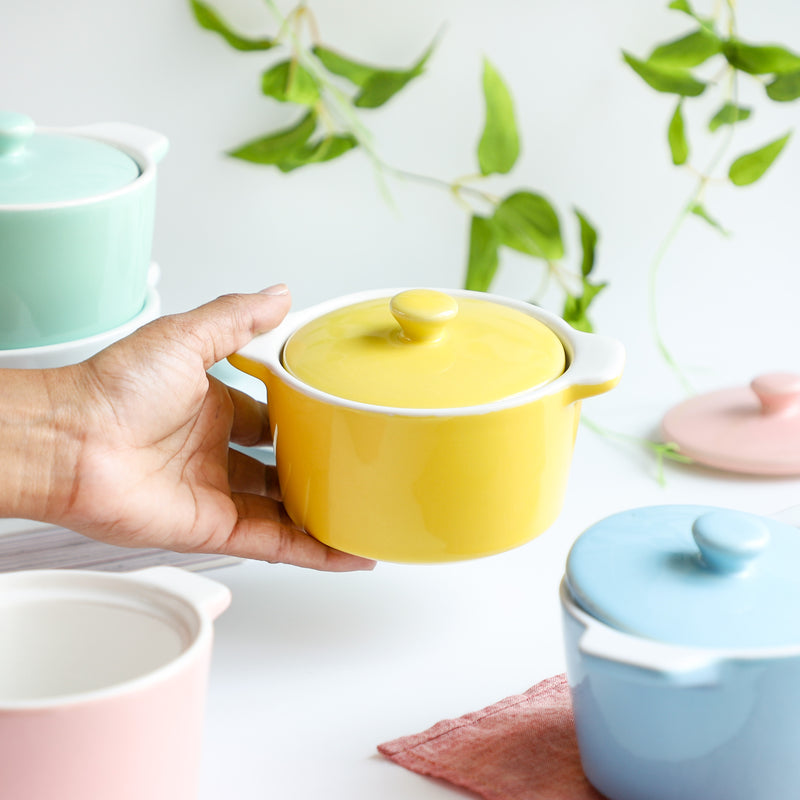 Ceramic Pastel Bowl- Round - Baking Dish