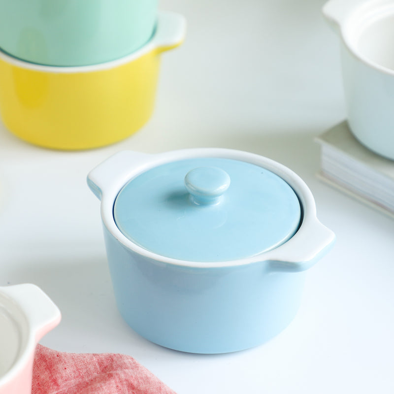 Ceramic Pastel Bowl- Round - Baking Dish