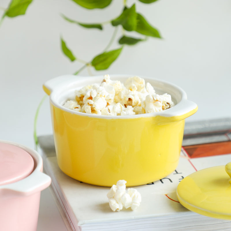 Ceramic Pastel Bowl- Round - Baking Dish