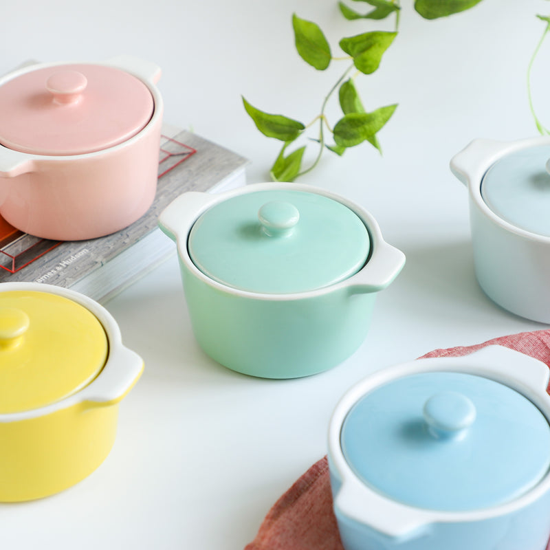 Ceramic Pastel Bowl- Round - Baking Dish