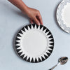 Ceramic Pattern Plate - Serving plate, snack plate, dessert plate | Plates for dining & home decor