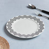 Ceramic Pattern Plate - Serving plate, snack plate, dessert plate | Plates for dining & home decor