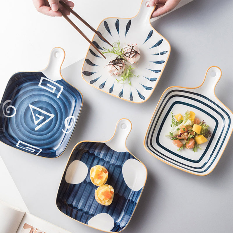 Ceramic Plate With Handle Nitori - Ceramic platter, serving platter, fruit platter | Plates for dining table & home decor