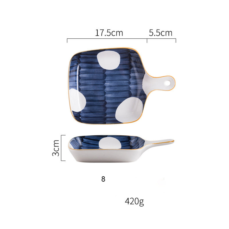 Ceramic Plate With Handle Nitori - Ceramic platter, serving platter, fruit platter | Plates for dining table & home decor