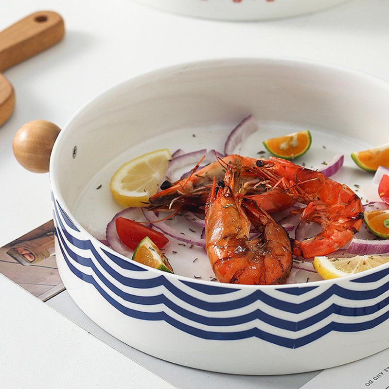 Ceramic Salad Bowl - Bowl, ceramic bowl, serving bowls, noodle bowl, salad bowls, bowl for snacks, large serving bowl, bowl with handle | Bowls for dining table & home decor