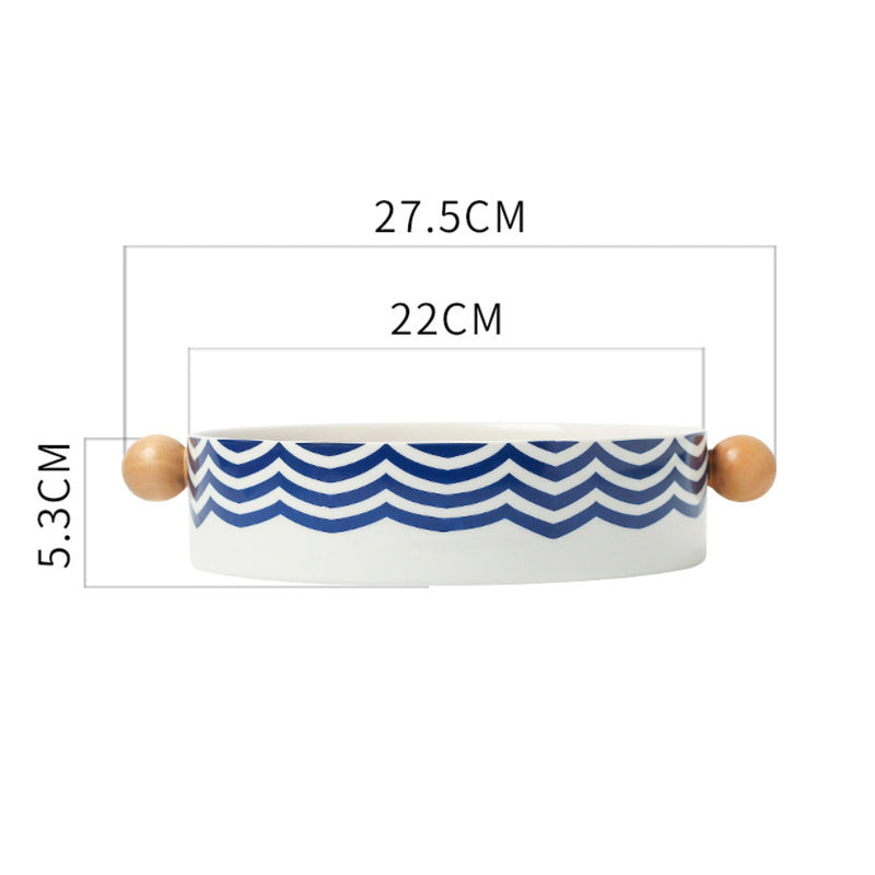 Ceramic Salad Bowl - Bowl, ceramic bowl, serving bowls, noodle bowl, salad bowls, bowl for snacks, large serving bowl, bowl with handle | Bowls for dining table & home decor