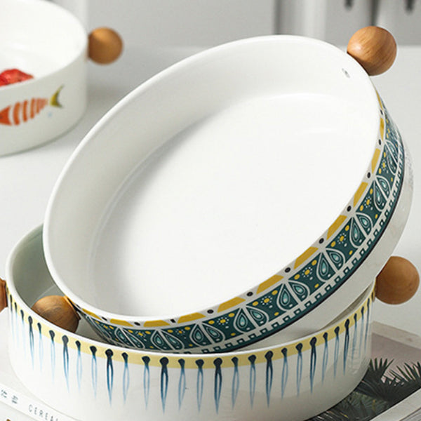 Ceramic Salad Bowl - Bowl, ceramic bowl, serving bowls, noodle bowl, salad bowls, bowl for snacks, large serving bowl, bowl with handle | Bowls for dining table & home decor