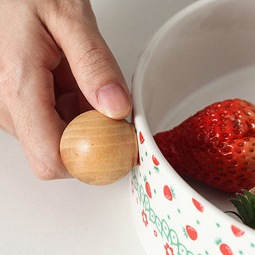Ceramic Salad Bowl - Bowl, ceramic bowl, serving bowls, noodle bowl, salad bowls, bowl for snacks, large serving bowl, bowl with handle | Bowls for dining table & home decor