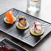Ceramic Wooden Texture Platter - Ceramic platter, serving platter, fruit platter | Plates for dining table & home decor