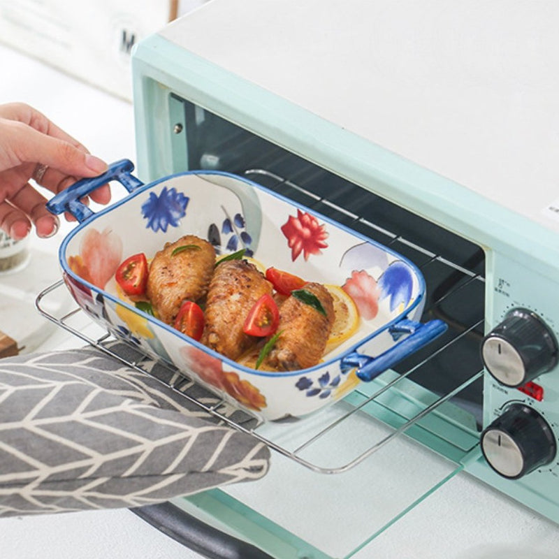 Floral Baking Deep Dish - Baking Dish