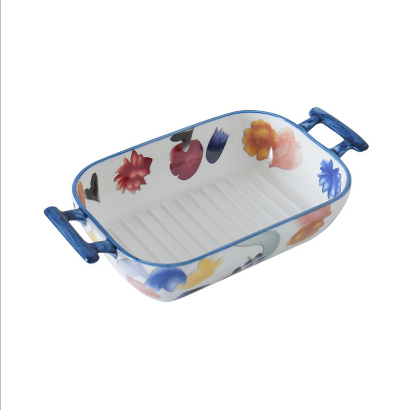 Floral Baking Deep Dish - Baking Dish