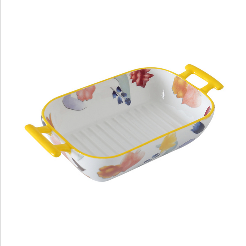 Floral Baking Deep Dish - Baking Dish