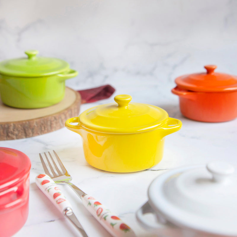Ceramic Casserole Yellow - Baking Dish