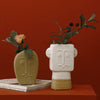 Ceramic Face Vase - Flower vase for home decor, office and gifting | Room decoration items