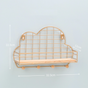 Cloud Shelf Gold - Wall shelf and floating shelf | Shop wall decoration & home decoration items