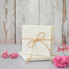 Groove White Marble Coaster Set of 4