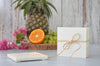 Groove White Marble Coaster Set of 4
