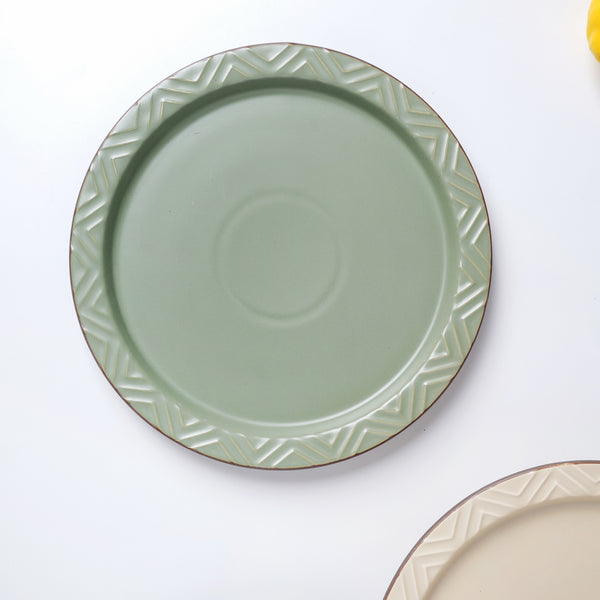 Coloured Dinner Plate - Serving plate, snack plate, ceramic dinner plates| Plates for dining table & home decor