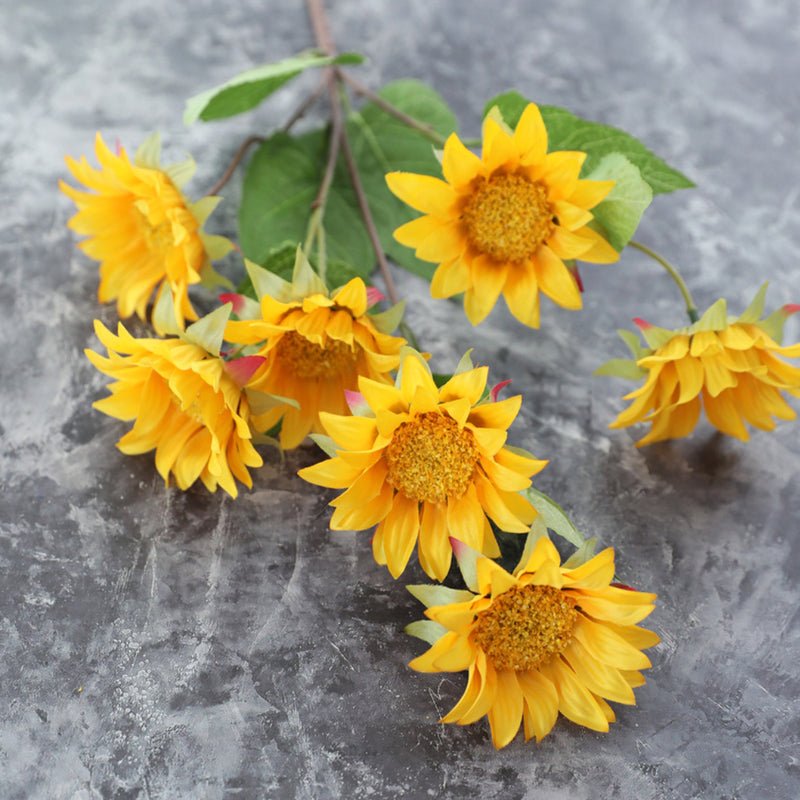 Colourful Sunflower - Artificial flower | Home decor item | Room decoration item
