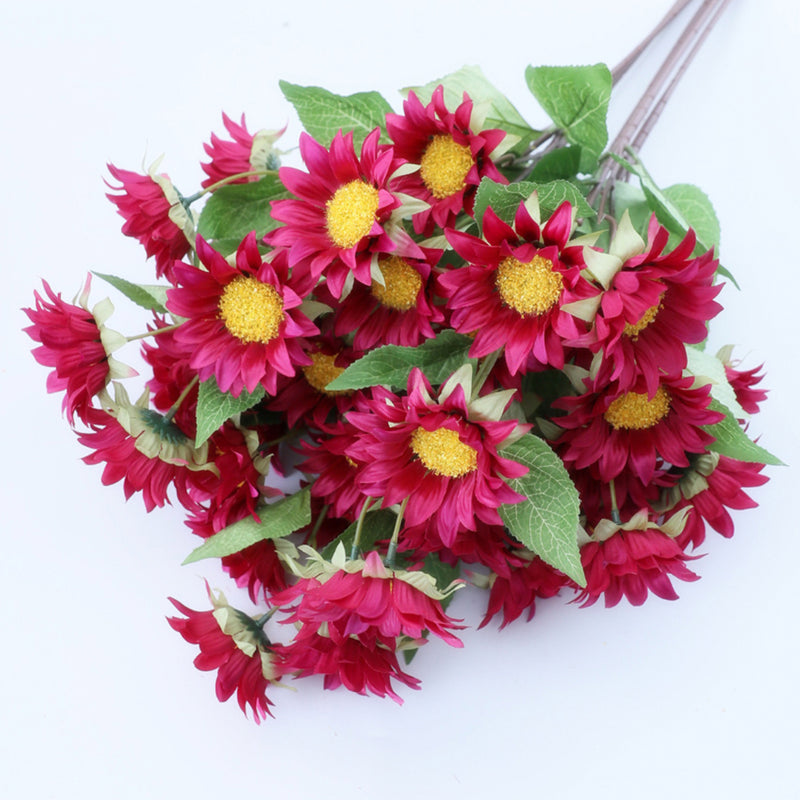 Colourful Sunflower - Artificial flower | Home decor item | Room decoration item