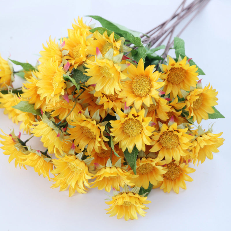 Colourful Sunflower - Artificial flower | Home decor item | Room decoration item