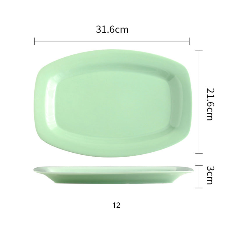 Colourful Trays - Ceramic platter, serving platter, fruit platter | Plates for dining table & home decor