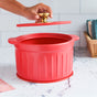 Cooking Pot with Glass Lid Red - Cooking Pot