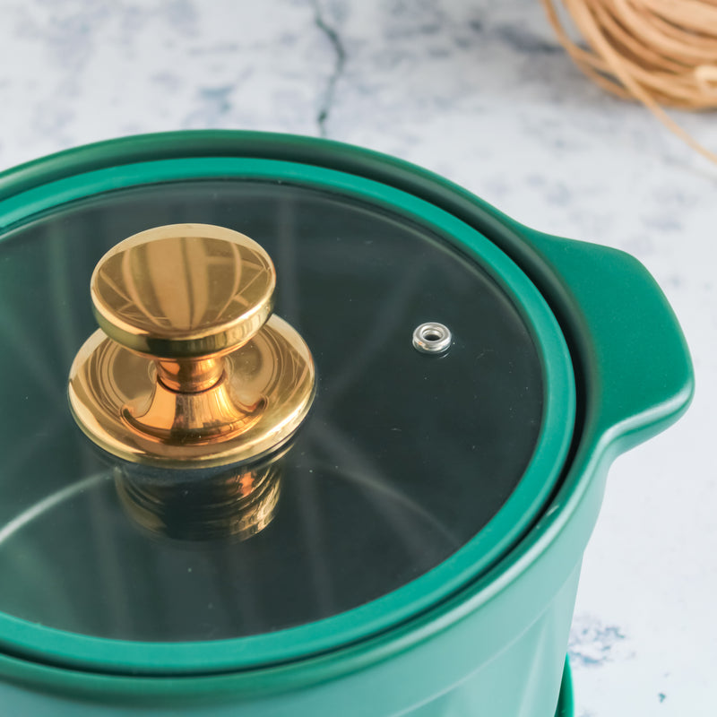 Cooking Pot with Lid Green - Cooking Pot