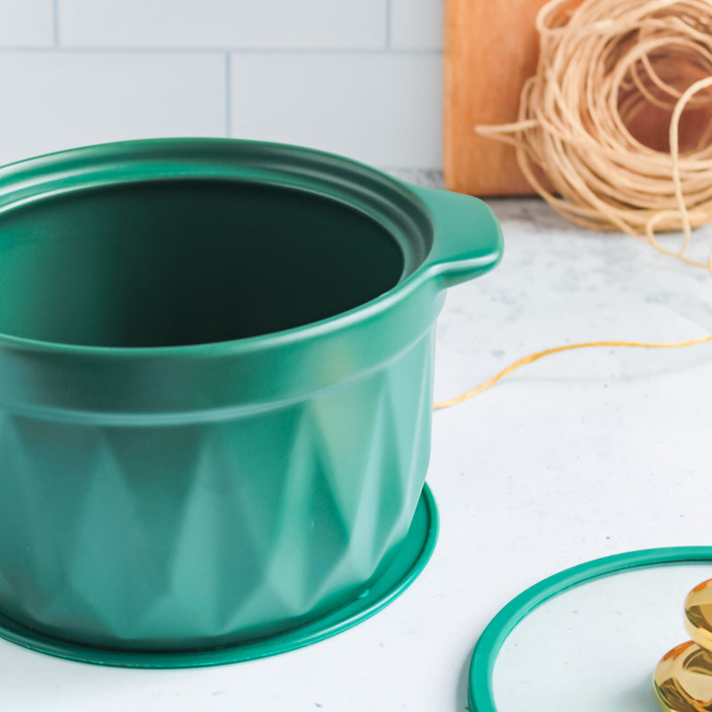 Cooking Pot with Lid Green - Cooking Pot