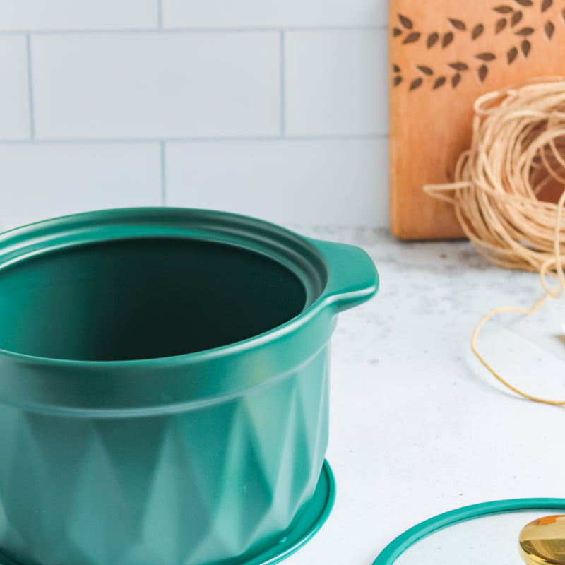 Cooking Pot with Lid Green - Cooking Pot