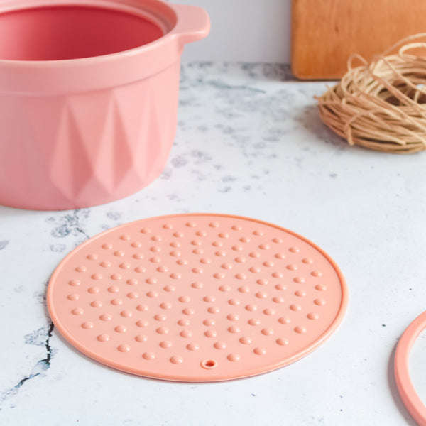 Cooking Pot with Lid Pink Online - Premium Cooking Pot | Nestasia