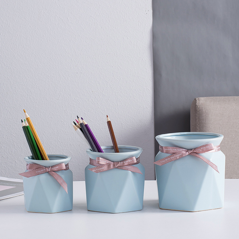Corner Flower Vase Large - Flower vase for home decor, office and gifting | Home decoration items