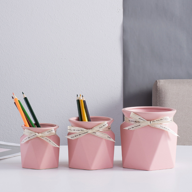 Corner Flower Vase Large - Flower vase for home decor, office and gifting | Home decoration items