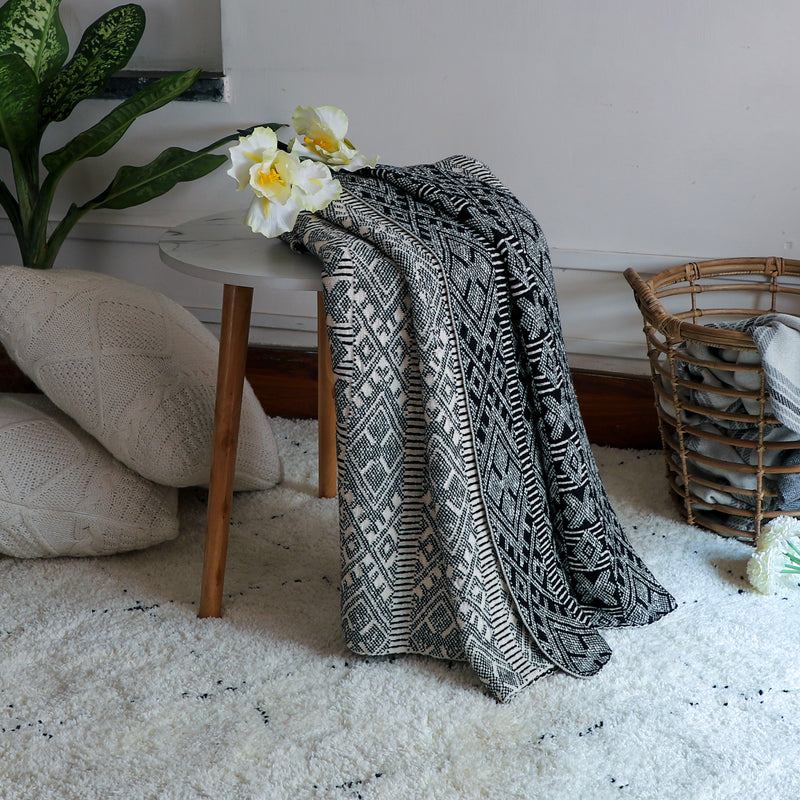 Cotton Throw Patterned