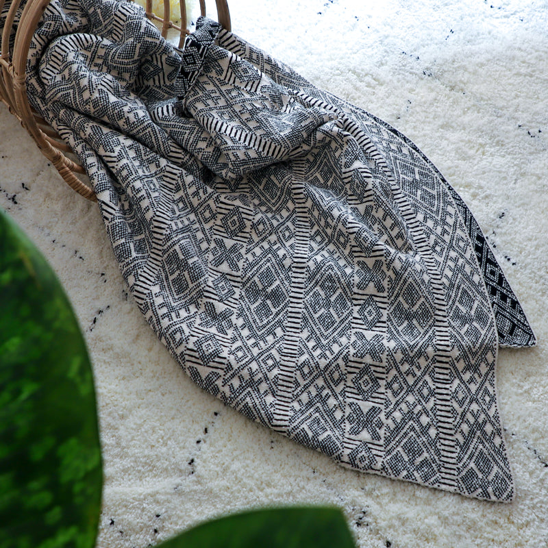 Cotton Throw Patterned