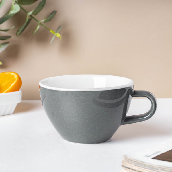 Grey Floyd Ceramic Cup 150 ml- Tea cup, coffee cup, cup for tea | Cups and Mugs for Office Table & Home Decoration