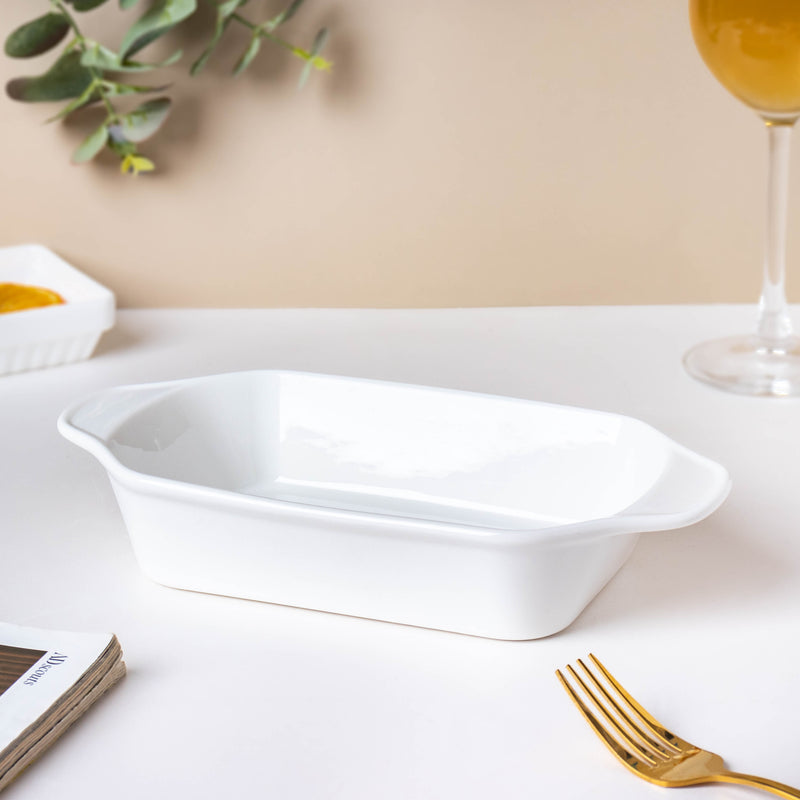 Serena Lily White Plate For Baking - Baking Dish