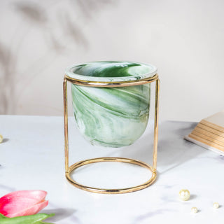 Botanica Marble Green Planter with Stand