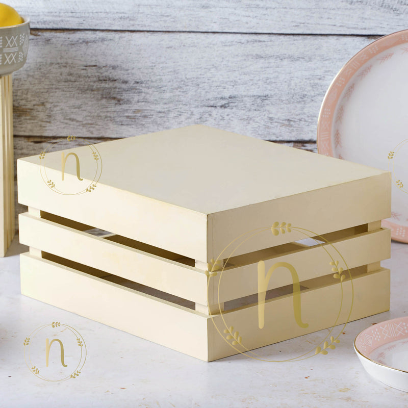 White Crate - Basket | Organizer | Crate