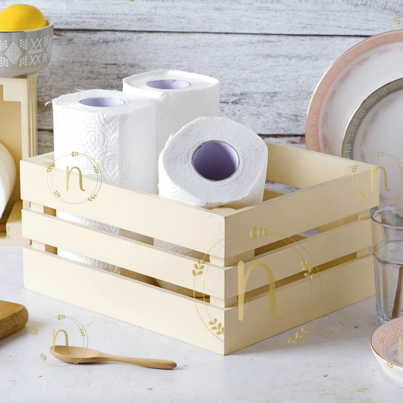 White Crate - Basket | Organizer | Crate