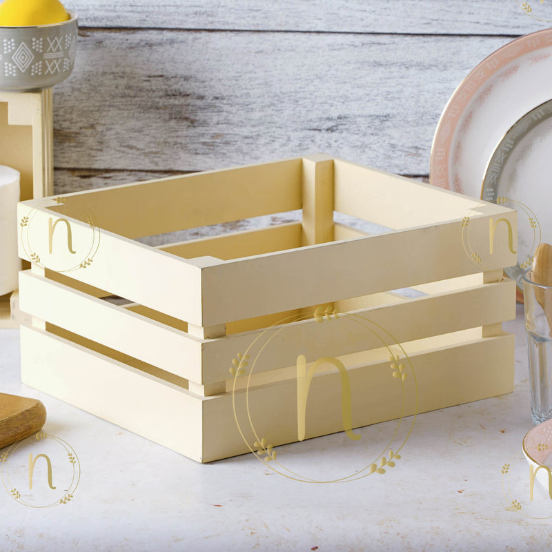 White Crate - Basket | Organizer | Crate