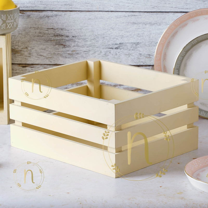 White Crate - Basket | Organizer | Crate