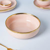VERA Pink 27 Piece Dinner Set For 6